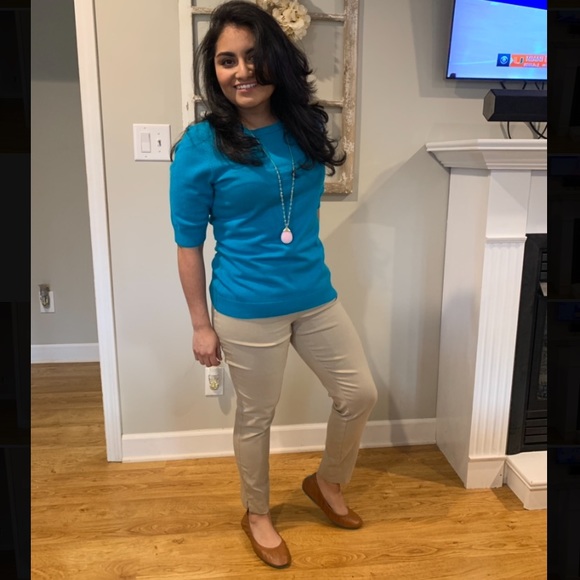 Liz Claiborne Teal Top Size Medium - Picture 1 of 6